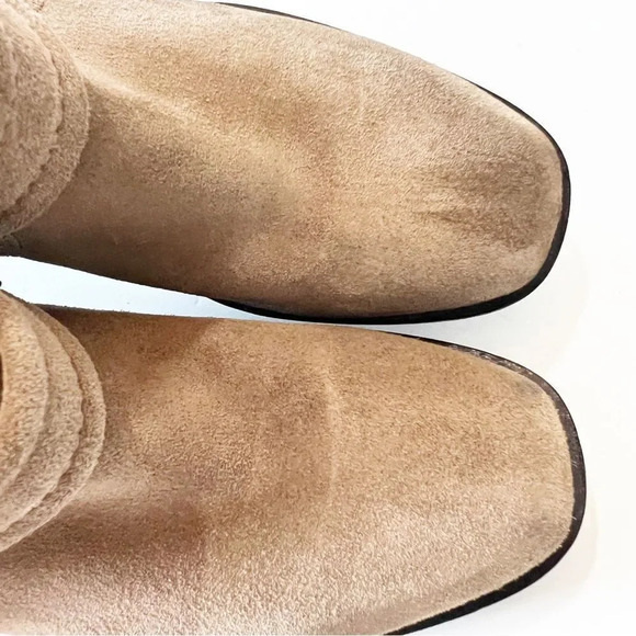 Diesel Harless Taupe Suede Western Ankle Boot Women’s Size 37 EU Coastal Cowgirl - Picture 6 of 14